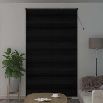Venetianer Jalousie Verstellbar Schwarz 213 x 160 cm PVC