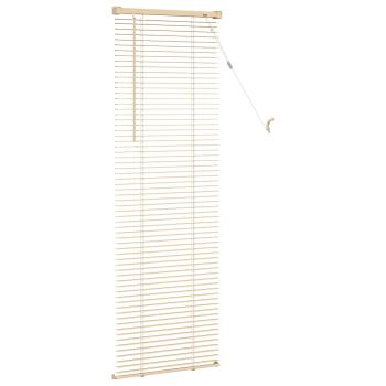 Venetianer Jalousie Hellbraun mit Muster 150 x 40 cm PVC