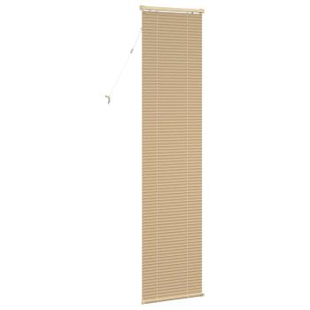 Venetianer Jalousie Hellbraun mit Muster 213 x 50 cm PVC