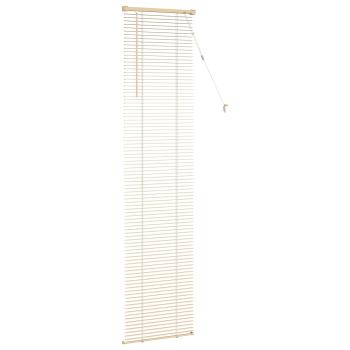 Venetianer Jalousie Hellbraun mit Muster 213 x 60 cm PVC