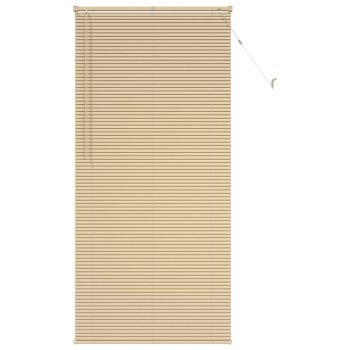 ARDEBO.de - Venetianer Jalousie Hellbraun mit Muster 213 x 70 cm PVC