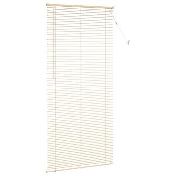 Venetianer Jalousie Hellbraun mit Muster 213 x 70 cm PVC