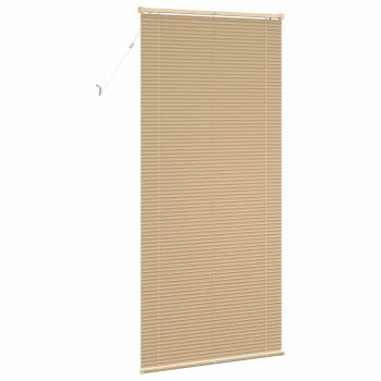 Venetianer Jalousie Hellbraun mit Muster 213 x 90 cm PVC