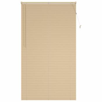 Venetianer Jalousie Hellbraun mit Muster 213 x 120 cm PVC