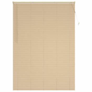 Venetianer Jalousie Hellbraun mit Muster 213 x 140 cm PVC