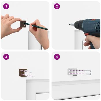 Venetianer Jalousie Dunkelbraun mit Muster 150 x 110 cm PVC