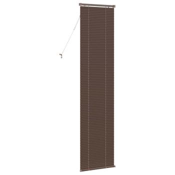 Venetianer Jalousie Dunkelbraun mit Muster 213 x 50 cm PVC