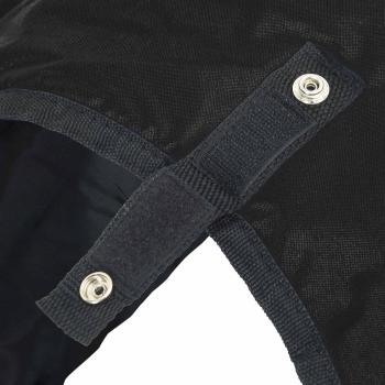 Pferdedecke Dunkelgrün und Schwarz 165 cm Polyester