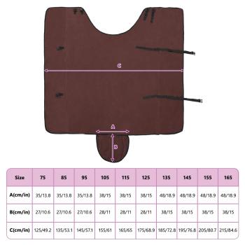 Pferdedecke Volles Dunkelbraun Polyester