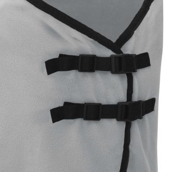 Pferdedecke Hellgrau und Rosa Polyester