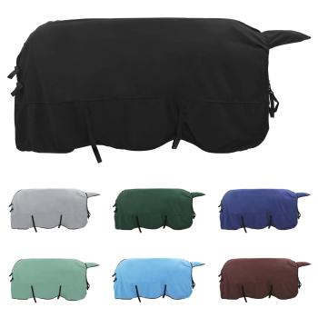Pferdedecke Schwarz Polyester
