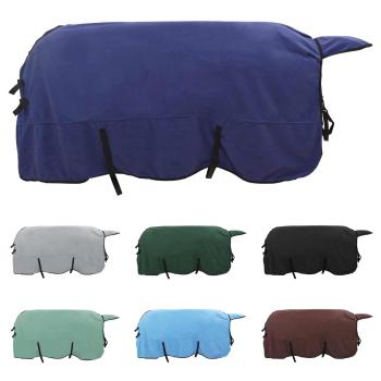 Pferdedecke Marineblau 125 cm Polyester