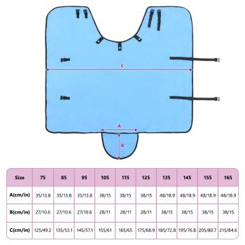 Pferdedecke Volles Aqua Polyester