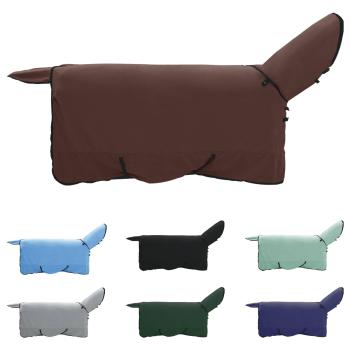 ARDEBO.de - Pferdedecke Volles Dunkelbraun 145 cm Polyester