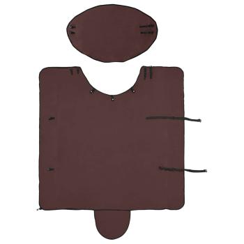 Pferdedecke Volles Dunkelbraun 145 cm Polyester