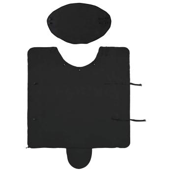 Pferdedecke Schwarz Polyester