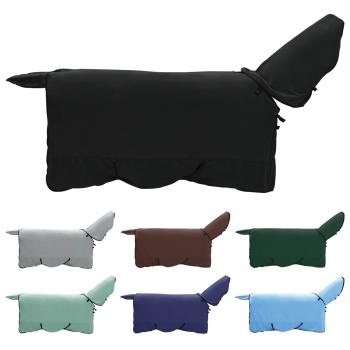 Pferdedecke Schwarz Polyester