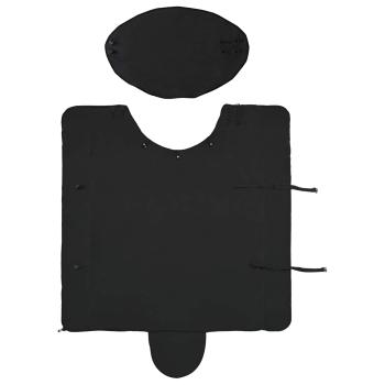 Pferdedecke Schwarz Polyester