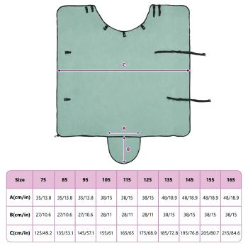 Pferdedecke Sondergrün Polyester