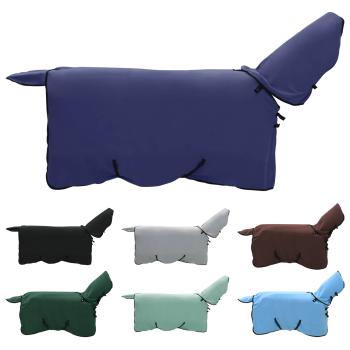 Pferdedecke Marineblau Polyester