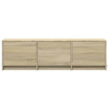 TV-Schränk mit LED Sonoma 140 x 34 x 40 cm Holzwerkstoff