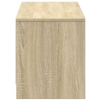 TV-Schränk mit LED Sonoma 140 x 34 x 40 cm Holzwerkstoff