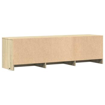 TV-Schränk mit LED Sonoma 140 x 34 x 40 cm Holzwerkstoff