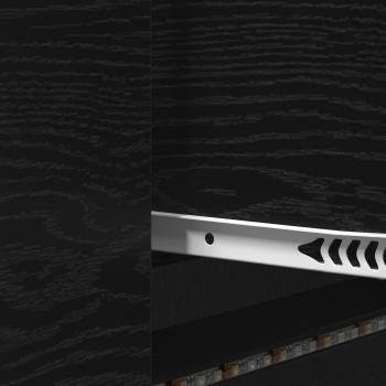 TV-Schränk Schwarz Eichen-Optik 140 x 34 x 40 cm Holzwerkstoff