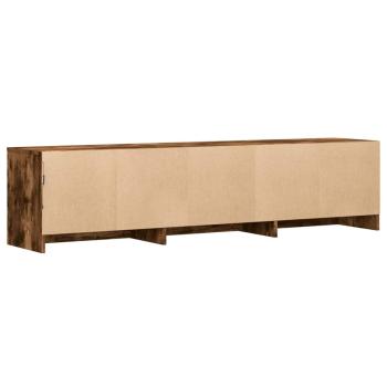 TV-Schränk Geräucherte Eiche 165 x 34 x 40 cm Holzwerkstoff