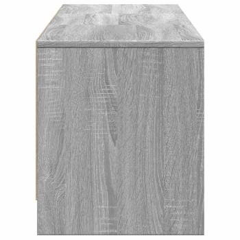 TV-Schränk mit LED Graues Sonoma 165 x 34 x 40 cm Holzwerkstoff