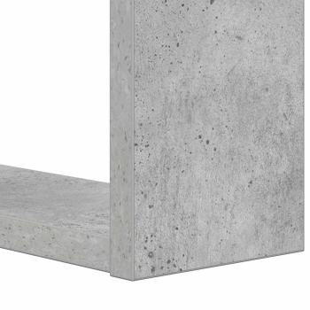Bücherregal Beton Grau 52 x 25 x 71,5 cm Holzwerkstoff