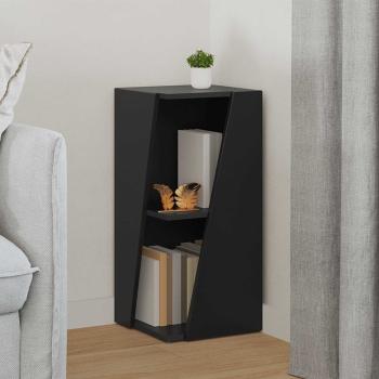 ARDEBO.de - Seitenregal Schwarz 33 x 32 x 70,5 cm Holzwerkstoff