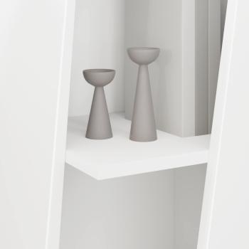 Seitenregal Weiß 33 x 32 x 100,5 cm Holzwerkstoff