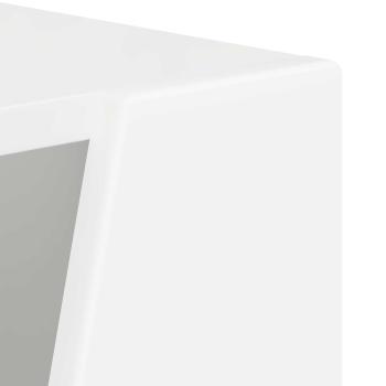 Seitenregal Weiß 33 x 32 x 100,5 cm Holzwerkstoff