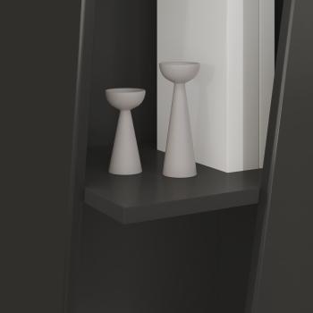 Seitenregal Schwarz 33 x 32 x 100,5 cm Holzwerkstoff