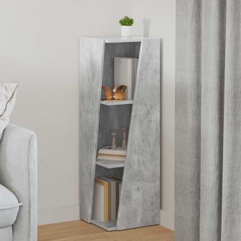 ARDEBO.de - Seitenregal Beton Grau 33 x 32 x 100,5 cm Holzwerkstoff
