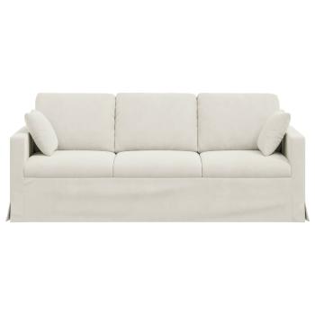 Sofa 180cm Creme Metall