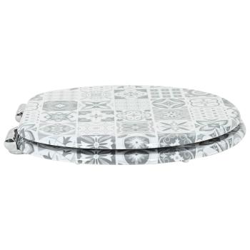 Toilettensitz 2 pcs Blau und Weiß Porzellan 44 x 38 cm