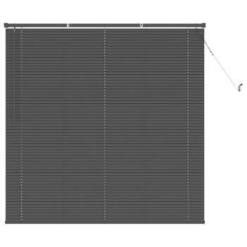 Venezianische Jalousie Silber Grau 150 x 130 cm 25 mm PVC