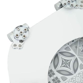 Toilettensitz Blau und Weiß Porzellan 44 x 38 cm MDF-Platte