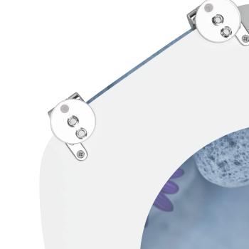 Toilettensitz Grau 44 x 38 cm MDF-Platte