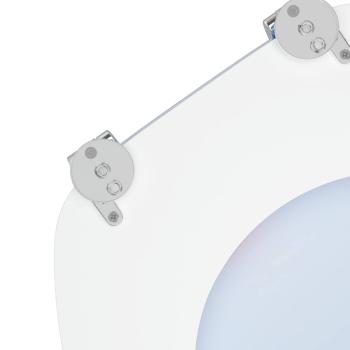 Toilettensitz Blau 44 x 38 cm MDF-Platte