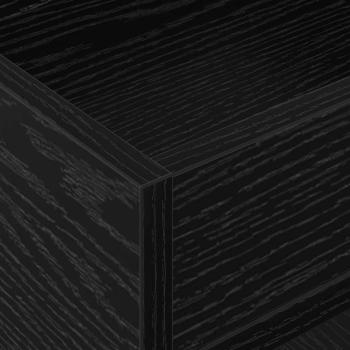 Beistelltisch Schwarz Eichen-Optik 30 x 30 x 56 cm