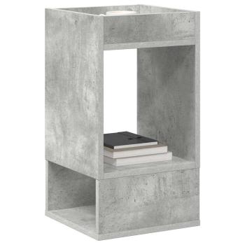 Beistelltisch 2 pcs Beton Grau 30 x 30 x 56 cm Holzwerkstoff
