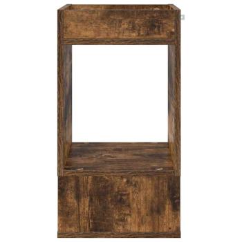 Beistelltisch Geräucherte Eiche 30 x 30 x 56 cm Holzwerkstoff