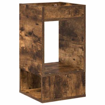Beistelltisch 2 Stk. Räuchereiche 30 x 30 x 56 cm Holzwerkstoff