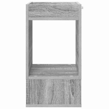 Beistelltisch Sonoma-Grau 30 x 30 x 56 cm Holzwerkstoff