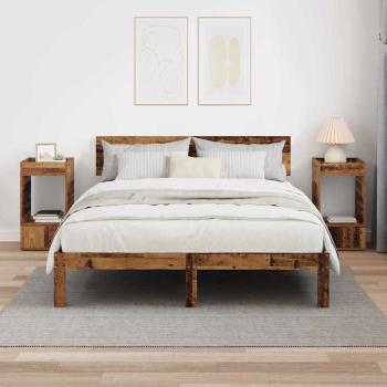 Beistelltisch 2 pcs Altholz 30 x 30 x 56 cm Holzwerkstoff