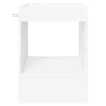 Beistelltisch 2 pcs Weiß 40 x 40 x 56 cm Holzwerkstoff