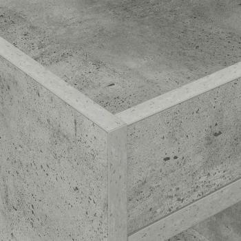 Beistelltisch Beton Grau 40 x 40 x 56 cm Holzwerkstoff